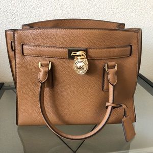 Michael Kors Large Hamilton Leather Tote